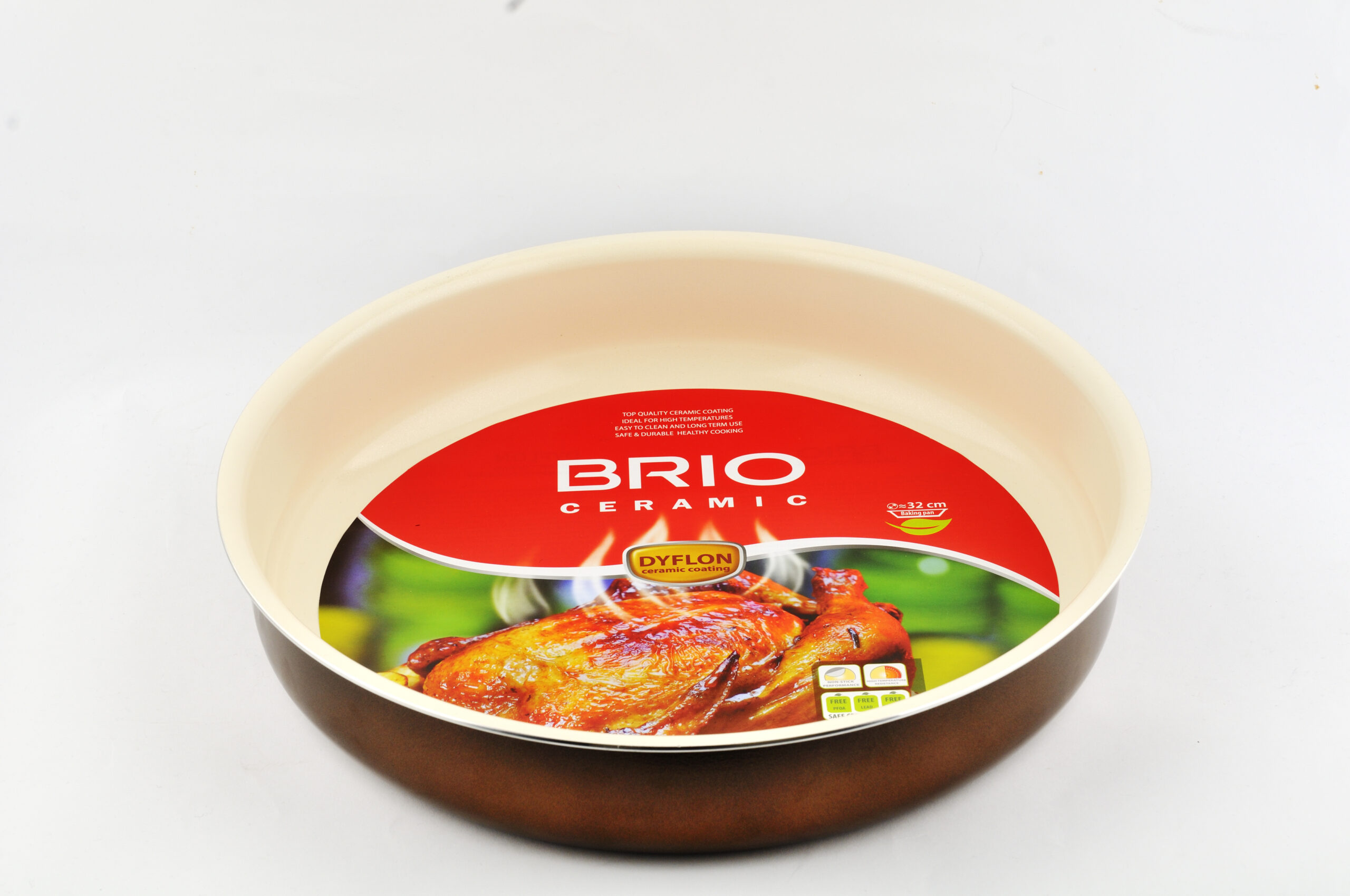 BRIO CERAMIC - Tava rotunda Φ 32 cm (6)