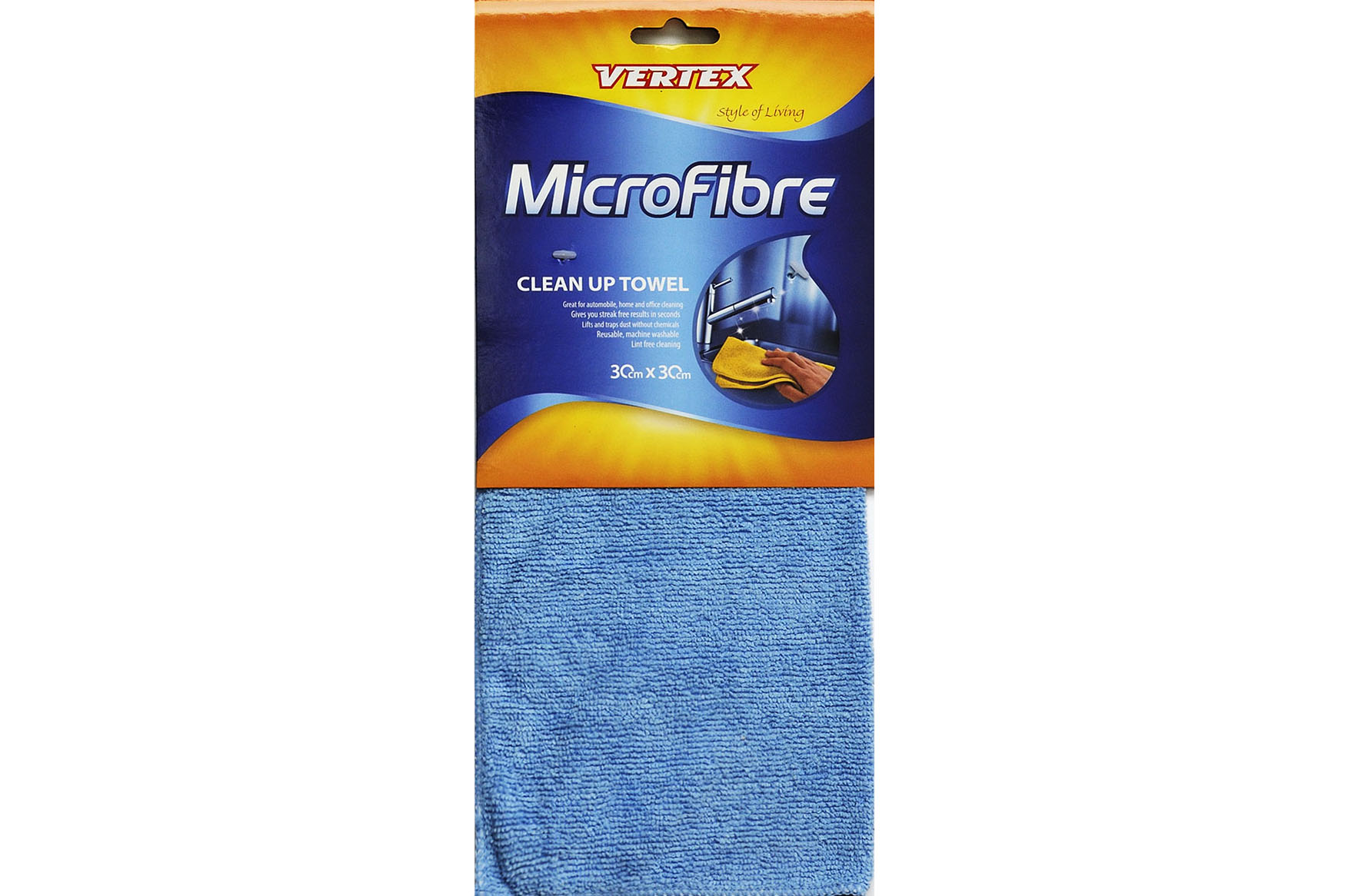 Laveta microfibra - Prosop universala Albastru deschis - 30x30 cm - MC-001 SS20-SC07 (200)