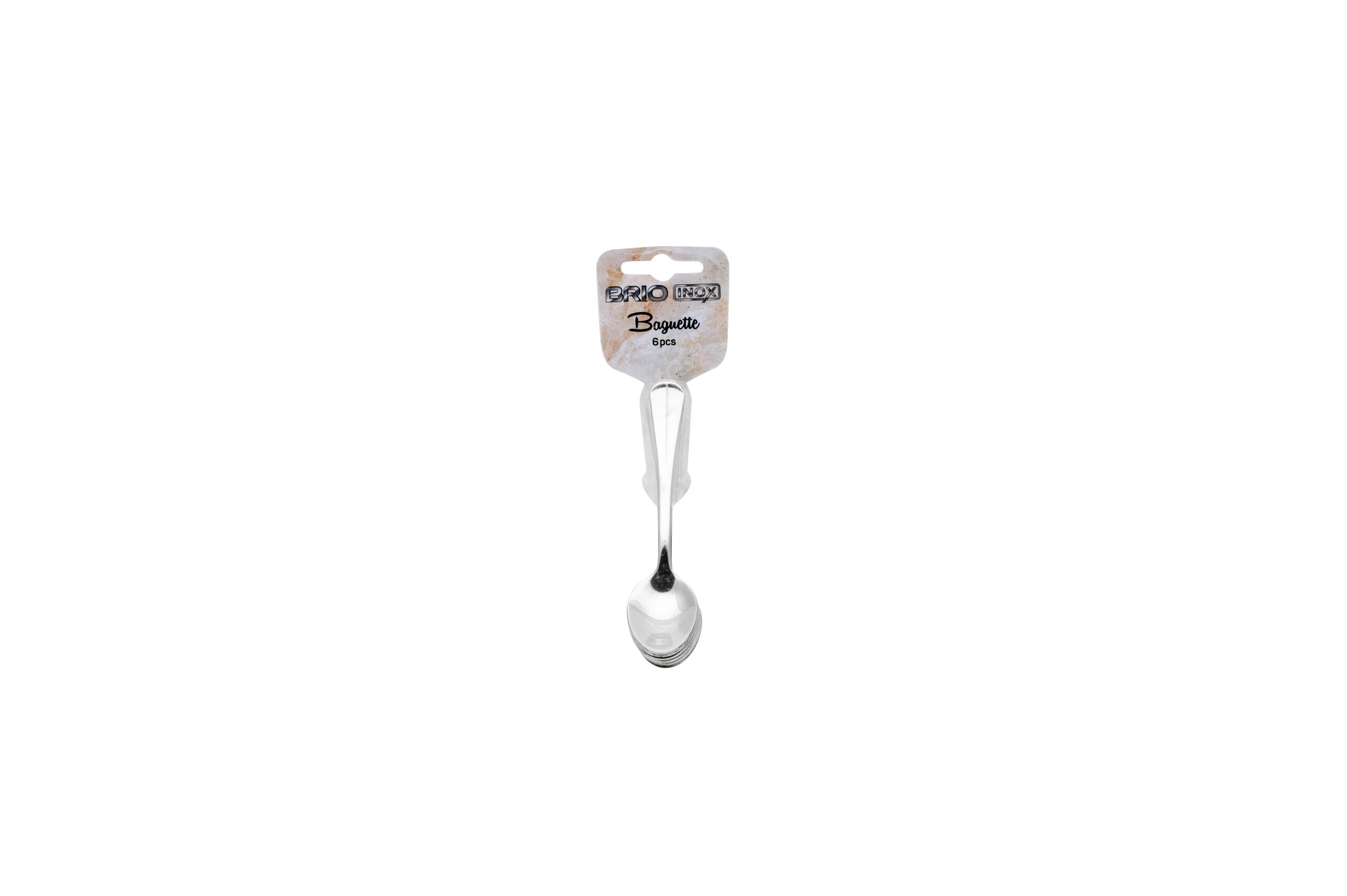 BRIO INOX - Set 6 lingurite cafea BAGUETTE pcs-4414 (20)