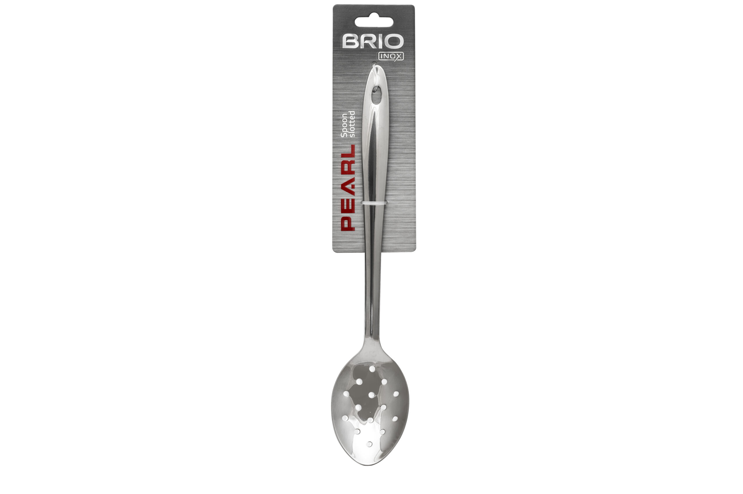 BRIO INOX Pearl - Lingura servit cu gauri 33 cm (10) - imagine 2
