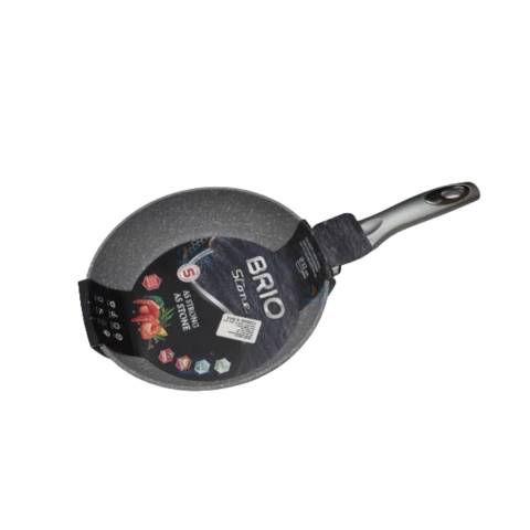 BRIO STONE - Tigaie forjata Φ 22 cm, h-4.5 cm (6) - imagine 2